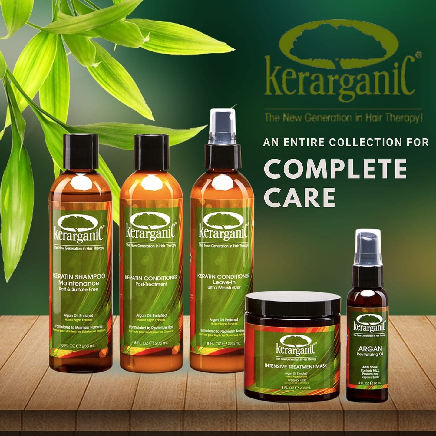 Kerarganic - Keratin Maintenance Set 8oz Beauty & Personal Care KERARGANIC