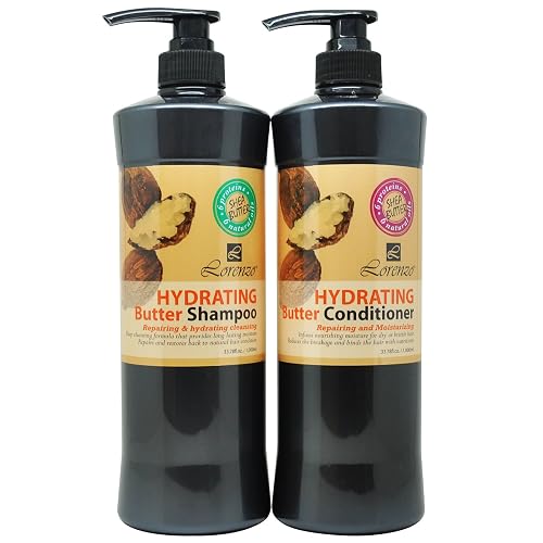 Lorenzo Hydrating Butter Shampoo & Conditioner Set Beauty & Personal Care Lorenzo