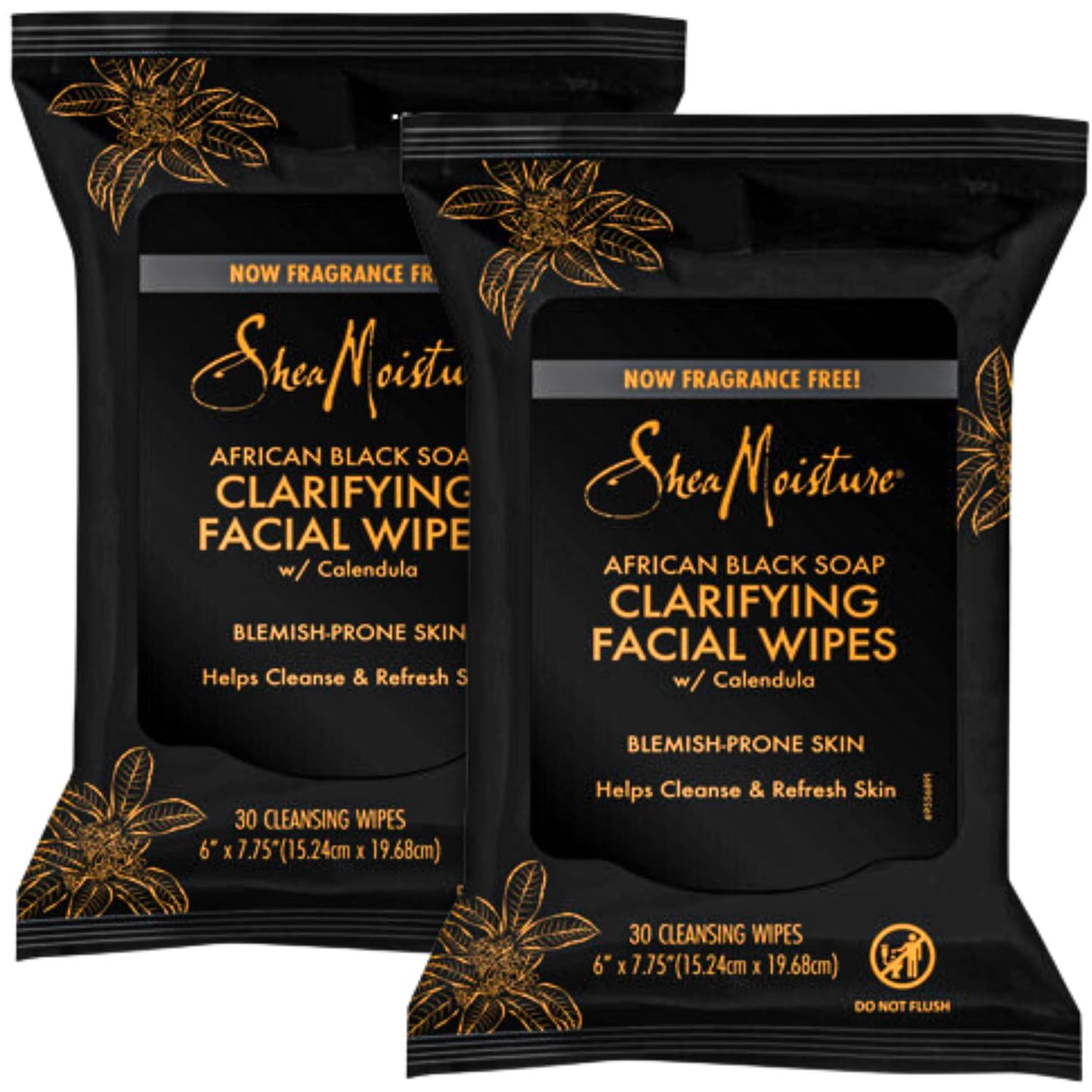 Shea Moisture Makeup Remover Face Wipes, African Black Soap, With Tea Tree Oil & Calendula, Removes Makeup & Dirt to Clarify Oily Blemish Prone Skin Beauty & Personal Care Shea Moisture