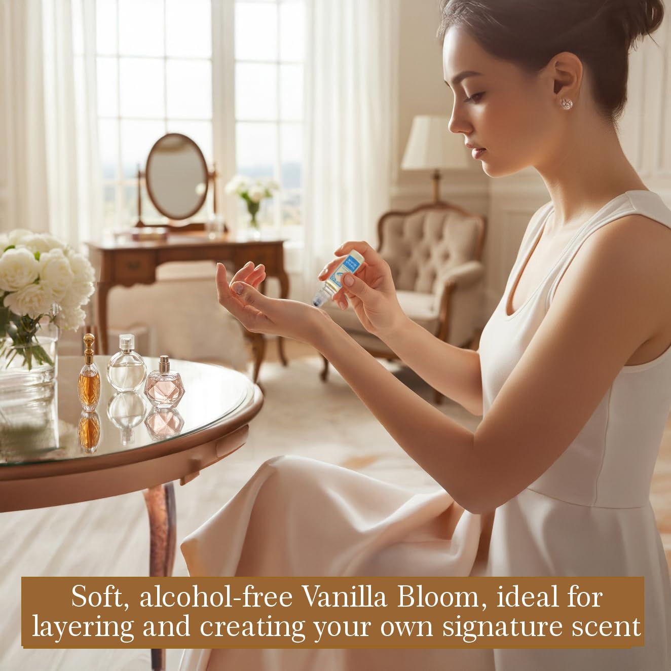 Zoha Vanilla Bloom | Roll on Perfumes for Women & Men | Alcohol-free Vanilla Perfume Oil | Travel Size Long Lasting Fragrance | 6ml Roller Beauty & Personal Care Zoha