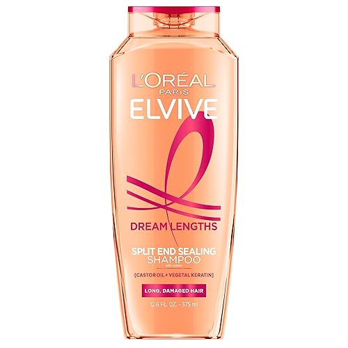 L'Oreal Paris Elvive Dream Lengths Restoring Shampoo with Fine Castor Oil and Vitamins B3 and B5 for Long, Damaged Hair, Visibly Repairs Damage Beauty & Personal Care L'Oreal Paris