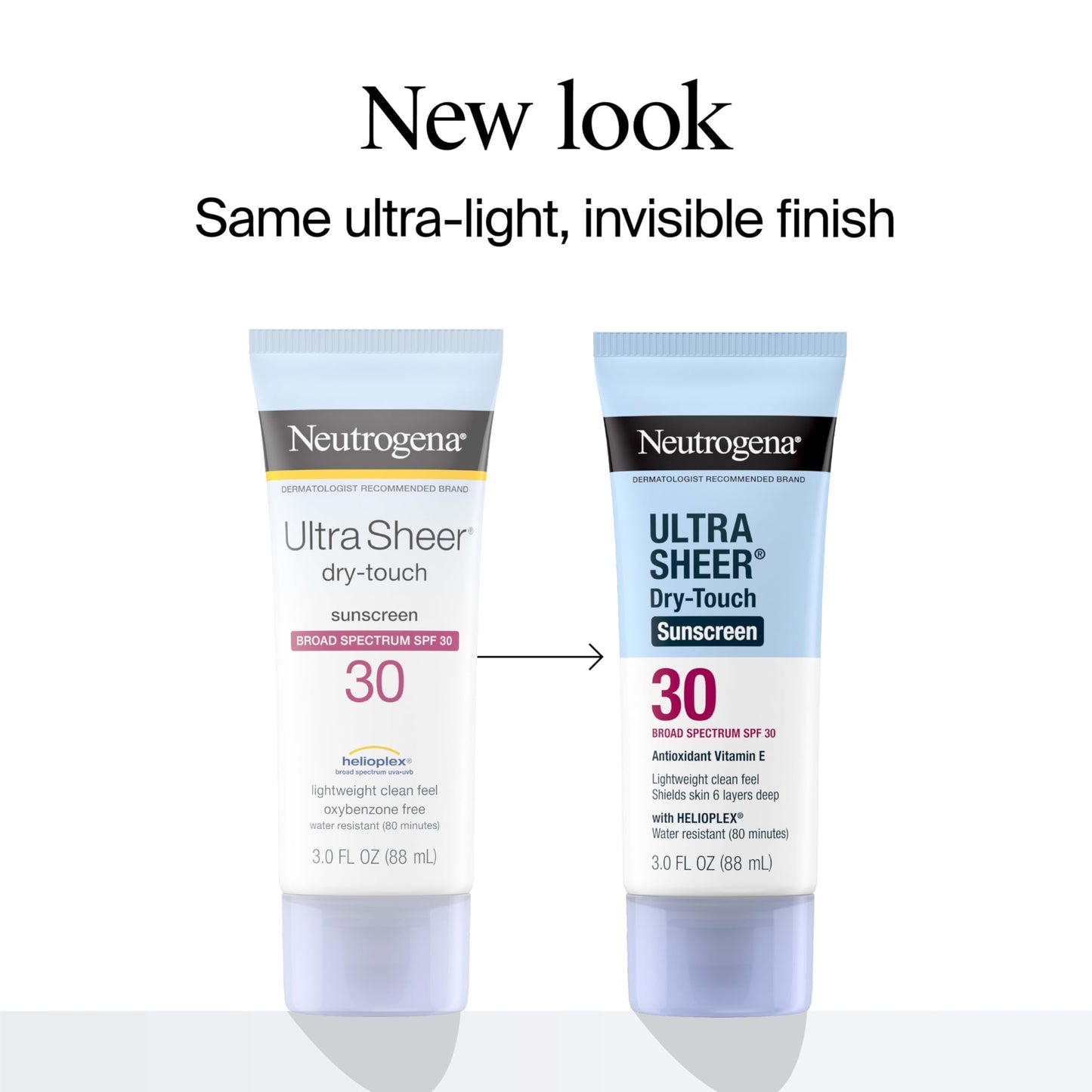 Neutrogena Ultra Sheer Dry-Touch Sunscreen SPF 30 for Face & Body, Lightweight Non Greasy Broad Spectrum UVA/UVB Protection, No White Cast, Water Beauty & Personal Care Neutrogena