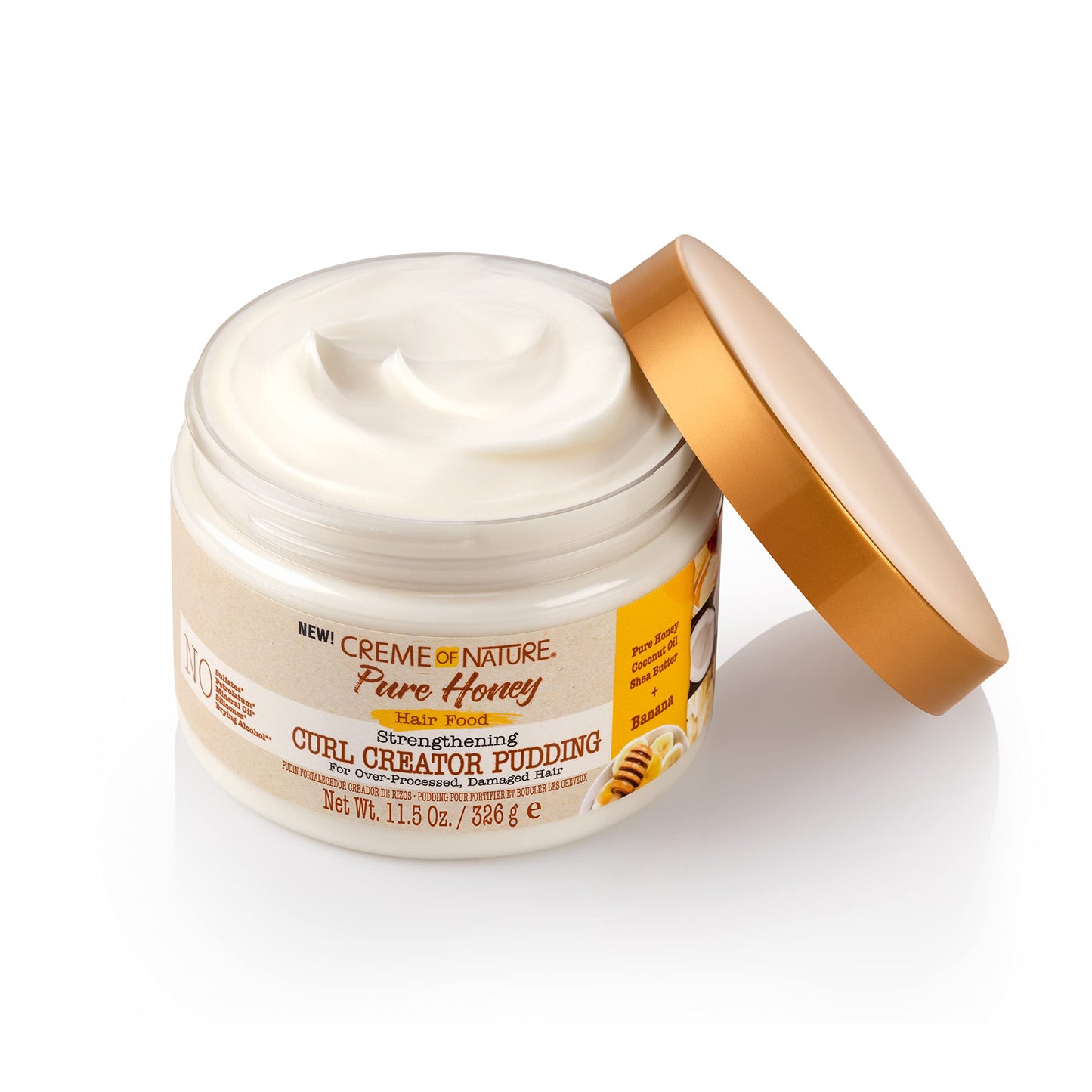 Creme of Nature, Curl Pudding, Pure Honey and Banana Collection, For Over Processed Damages Hair, 4.7 Fl Oz Beauty & Personal Care Creme of Nature