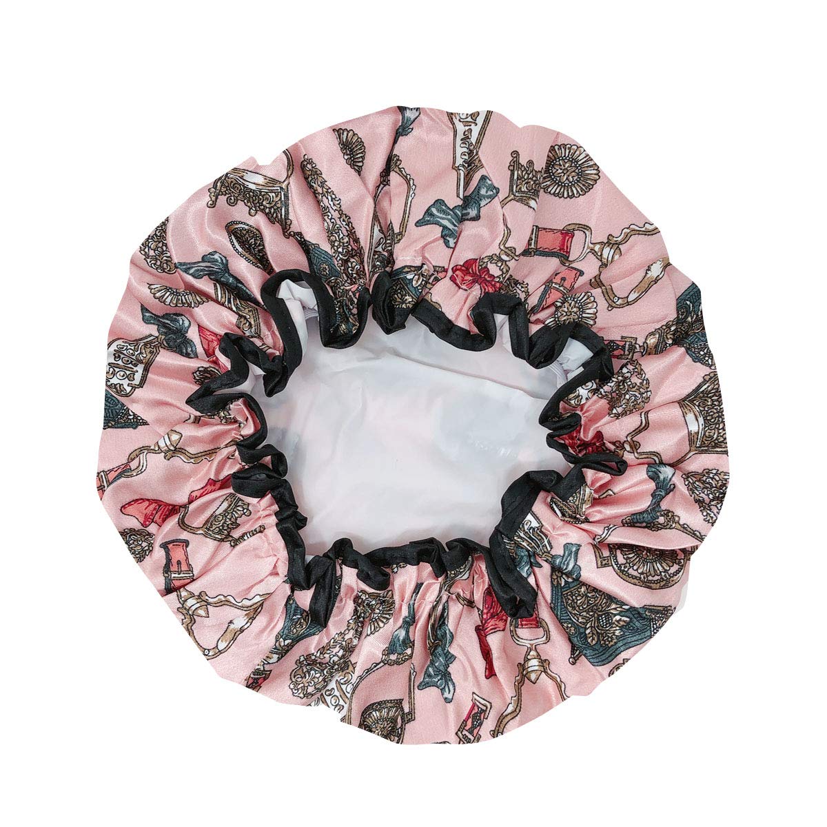 allydrew Wild Side Reusable Women's Waterproof Shower Caps for Long Hair, Pink Keychains Beauty and Personal Care allydrew