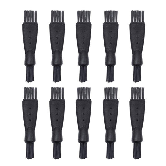 Quacc 10 PCS Mens Electric Shaver Cleaning Brush Black Double Sided Razor Brush for Cleaning Trimmer Hair Clipper Keyboard Beauty and Personal Care Quacc
