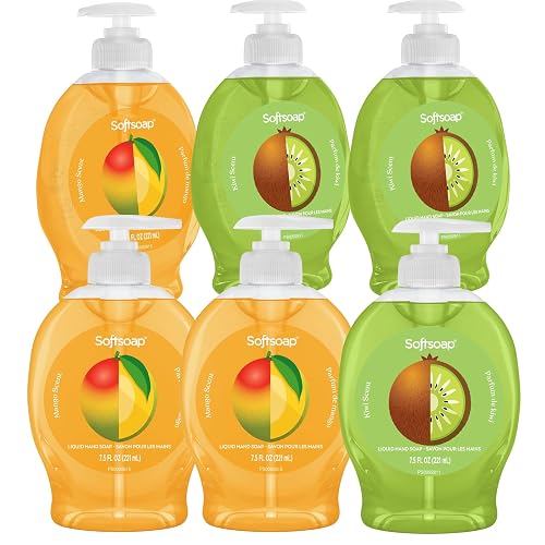 Softsoap Liquid Hand Soap with Pump, Limited Edition Summer Scents, Mango & Kiwi, 7.5 Fl Oz, 6 Pack Beauty & Personal Care Softsoap
