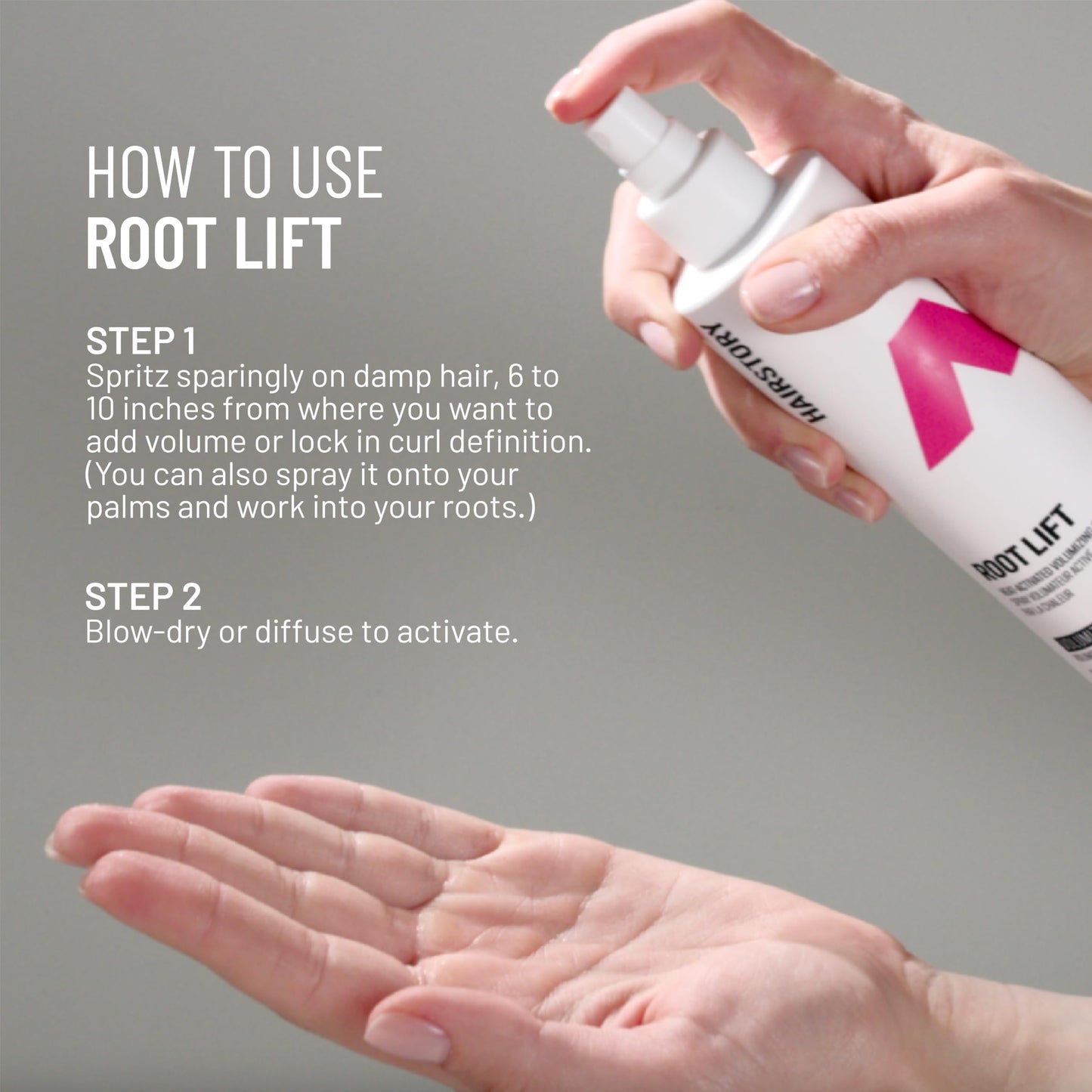 Hairstory Root Lift - Heat Activated Volumizing Hair Spray, Root Booster for Fine and Thin Hair, Adds Volume and Body, Nourishes and Moisturizes, 8 Fl Beauty & Personal Care Hairstory