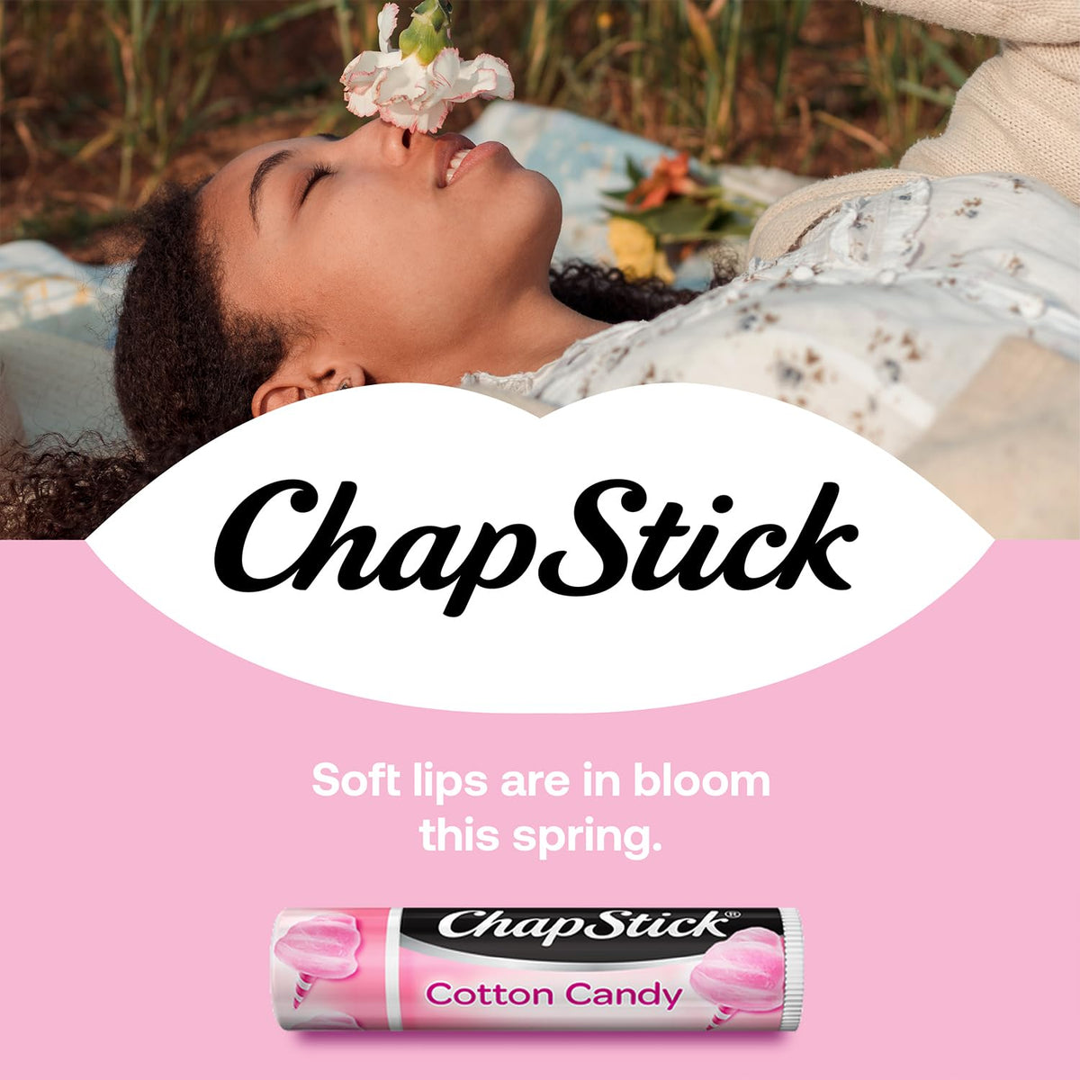 ChapStick Lip Balm, Cotton Candy - Fun & Yummy Moisturizing Lip Care for Dry, Cracked Lips, 0.15 Oz Ea Beauty & Personal Care ChapStick