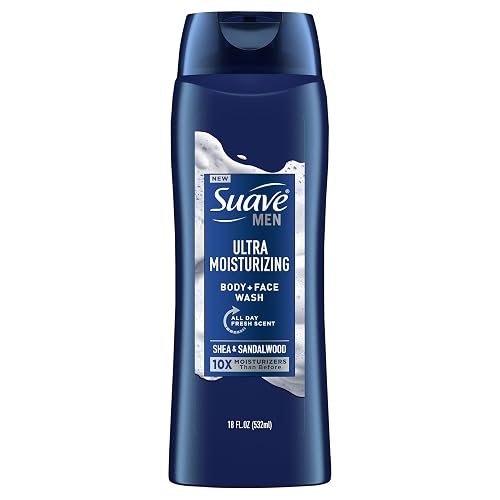 Suave, Mens Moisture Body + Face Wash, 18 Fl Oz Beauty & Personal Care Suave