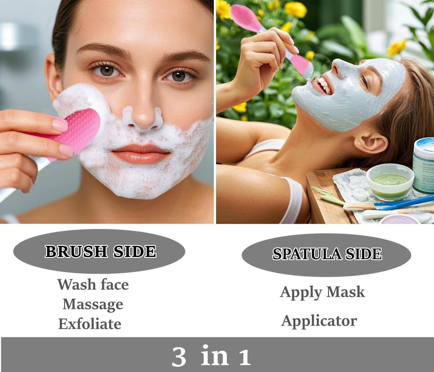 Facial Cleansing Brush pore scrubber for face,silicone face pore cleaning brush nose scrubber for blackhead,Face Mask Brush & Face Scrubber, Beauty & Personal Care New prominent