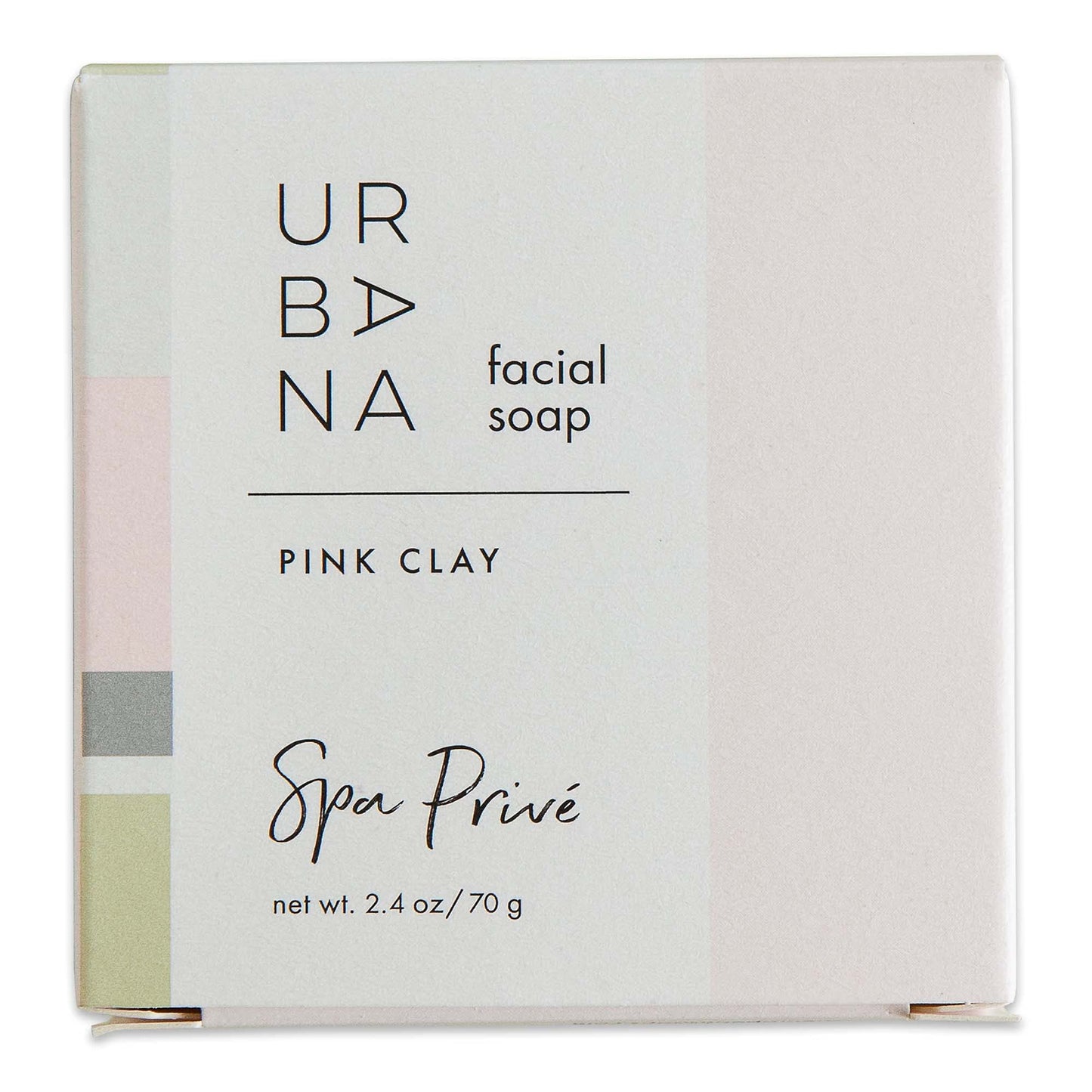 Urbana Spa Prive Collection Facial Soap Bar, 70 Gram, Pink Clay Beauty & Personal Care Urbana