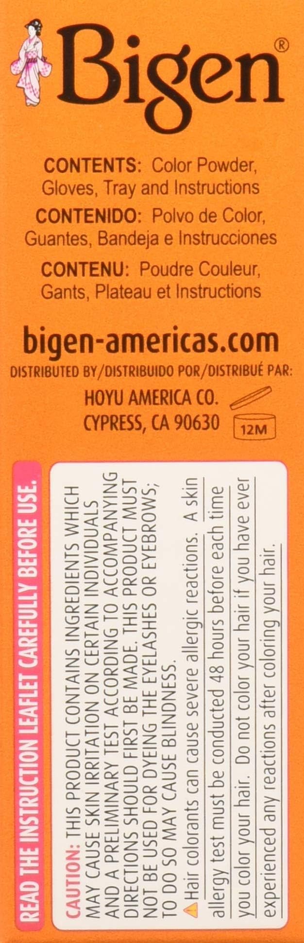 Bigen Permanent Powder Hair Color 59 Oriental Black 1 ea (Pack of 2) Beauty & Personal Care Bigen