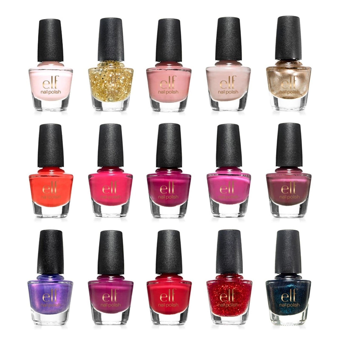 e.l.f. 15 Piece Vol 2 Nail Polish, 0.99 Ounce Beauty & Personal Care e.l.f.