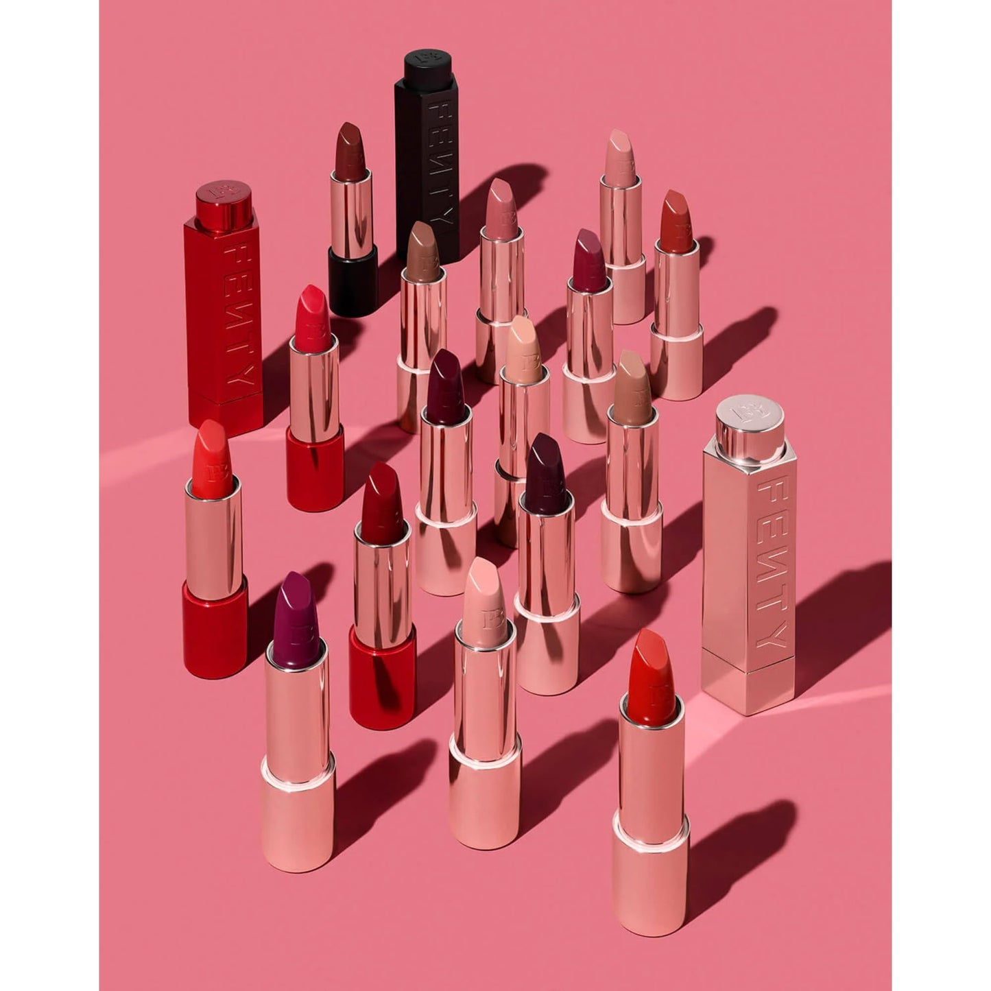 FENTY BEAUTY by Rihanna Icon Semi-Matte Lipstick Refill - Kissin’ Kutie, Refillable Lip Color, Longwear Lightweight Lipstick, High-Pigment Formula Beauty & Personal Care FENTY BEAUTY