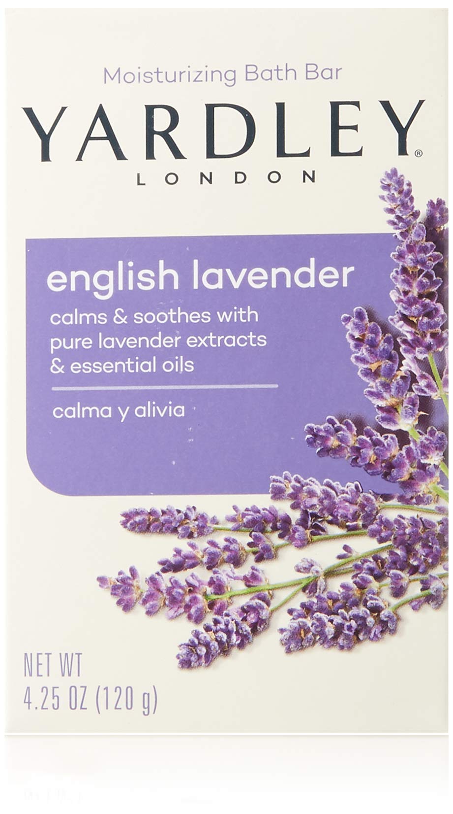 Yardley London Moisturizing Bar English Lavender with Essential Oils 4.25 oz (Pack of 8) Beauty & Personal Care LORNAMEAD BRANDS INC.