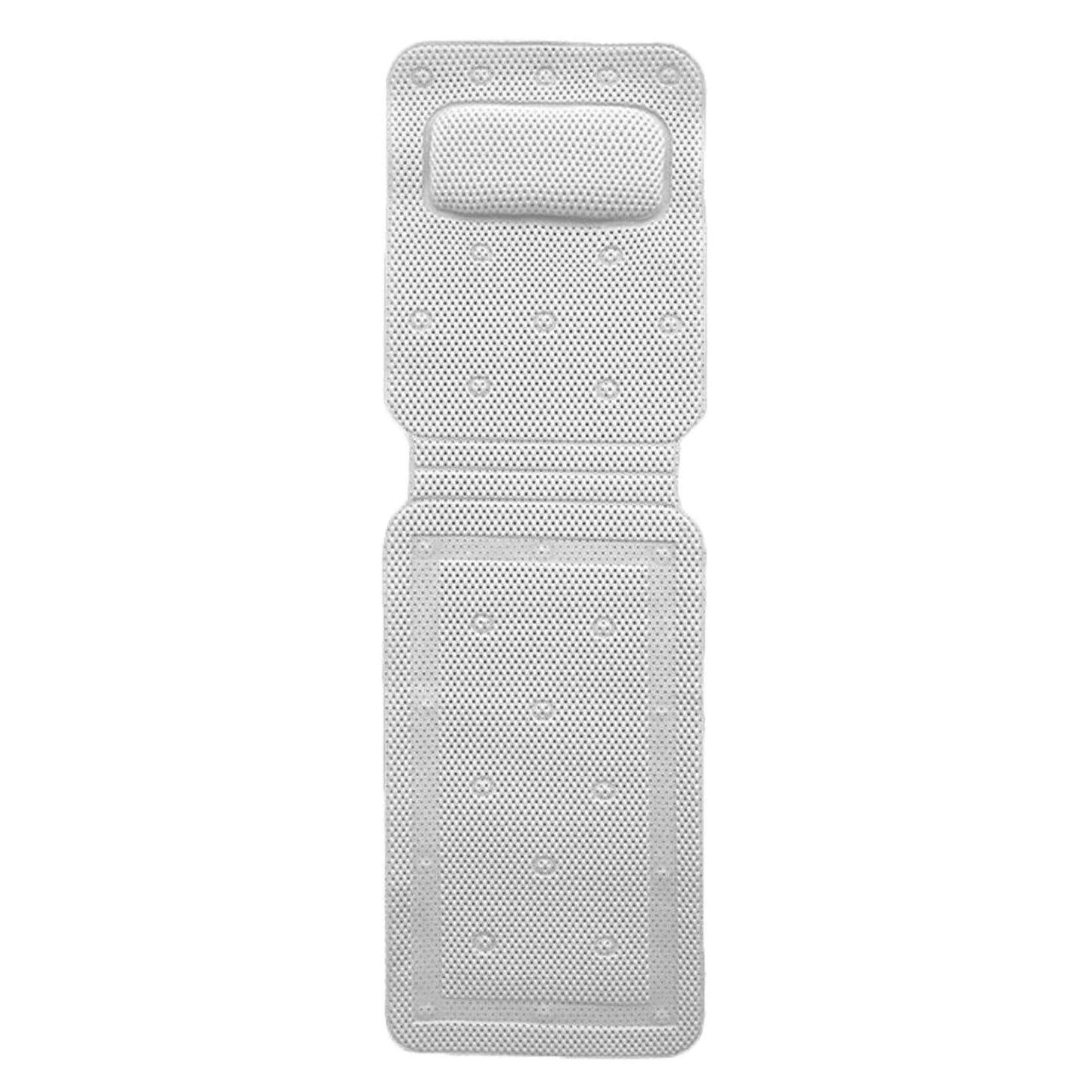 Pesoncarl Bathtub Pillows, Full Body Bath Pillow 50x14 Soft Long Bath Pillow Non-Slip Bath Pillows for Tub Cozy PVC Full Body Pillow with Suction Cups Beauty and Personal Care Pesoncarl