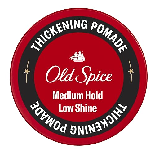 Old Spice Mens Hair Thickening Pomade, Medium Hold with Low Shine, 2.22 oz Beauty & Personal Care Old Spice