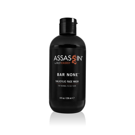 Billy Jealousy Assassin Bar None Salicylic Face Wash Men's, Non-Abrasive Face Exfoliant for Combination and Oily Skin, Unclogs Pores and Tones Skins Beauty & Personal Care Billy Jealousy