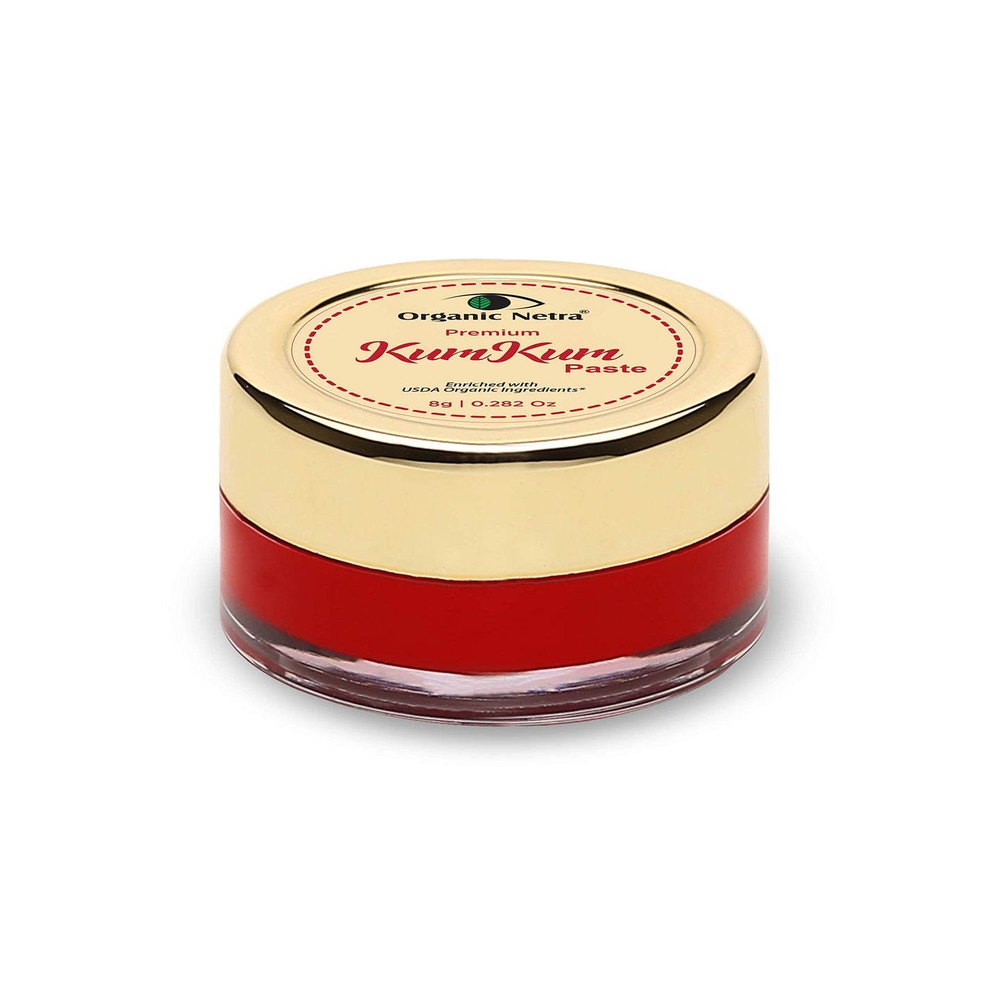 Organic Netra Sindoor/Kumkum Paste | Waterproof Long Lasting, Smudge Proof Sindoor | Pure and Natural Deep Maroon Colour, Long lasting | Enriched Beauty & Personal Care Organic Netra