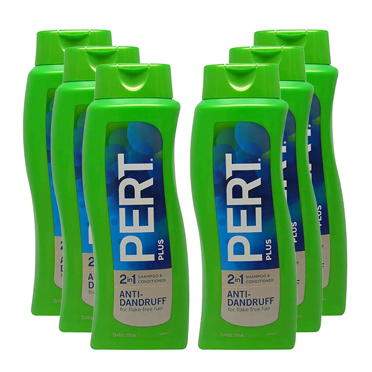 PERT Anti-Dandruff 2 in 1 Shampoo and Conditioner - Advanced with 2 Percent Salicylic Acid - Dandruff Shampoo with Zinc - 6 pc Beauty & Personal Care Pert