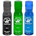 Beverly Hills Polo Club Men's Body Spray Collection Gift Set - 3 Distinct Luxury Designer Scents for Elevated Daily Confidence & All-Day Freshness, 3 Beauty & Personal Care Beverly Hills Polo Club