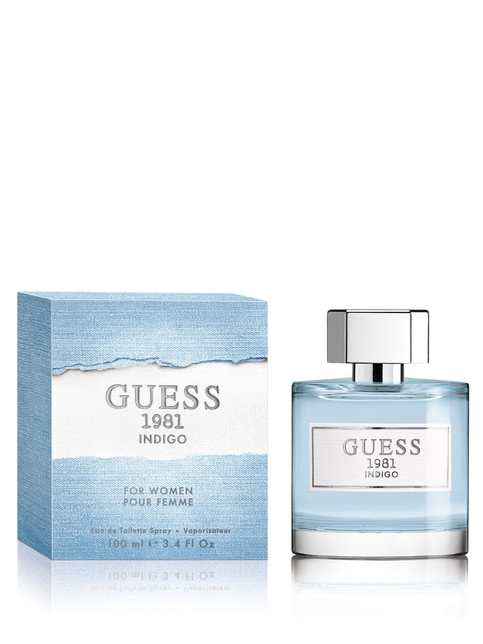 Guess 1981 Indigo Eau de Toilette Spray for Women, Blue, NS, 3.4 Fl Oz Beauty & Personal Care GUESS