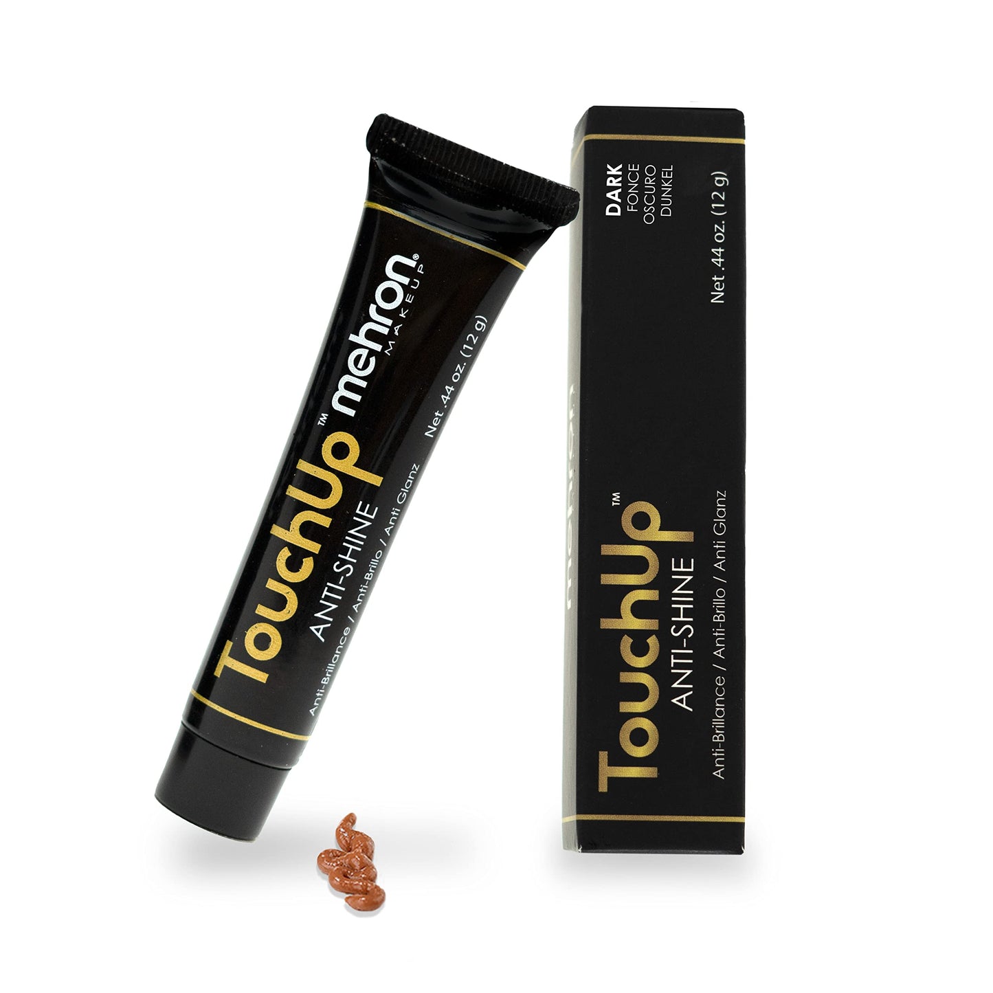 Mehron Makeup TouchUp Anti-Shine Gel | Matte Primer Face Makeup | Finishing and Primer Gel (Dark Tint) Beauty & Personal Care Mehron