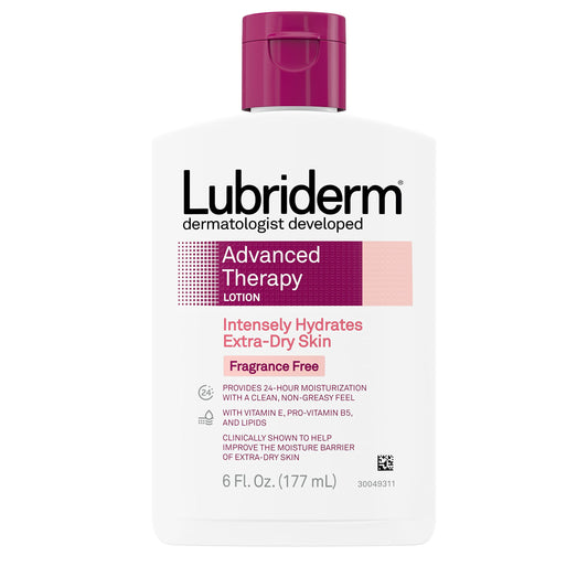 Lubriderm Advanced Therapy Lotion, Fragrance-Free, 6 Fl. Oz (Pack of 4) Beauty & Personal Care Lubriderm
