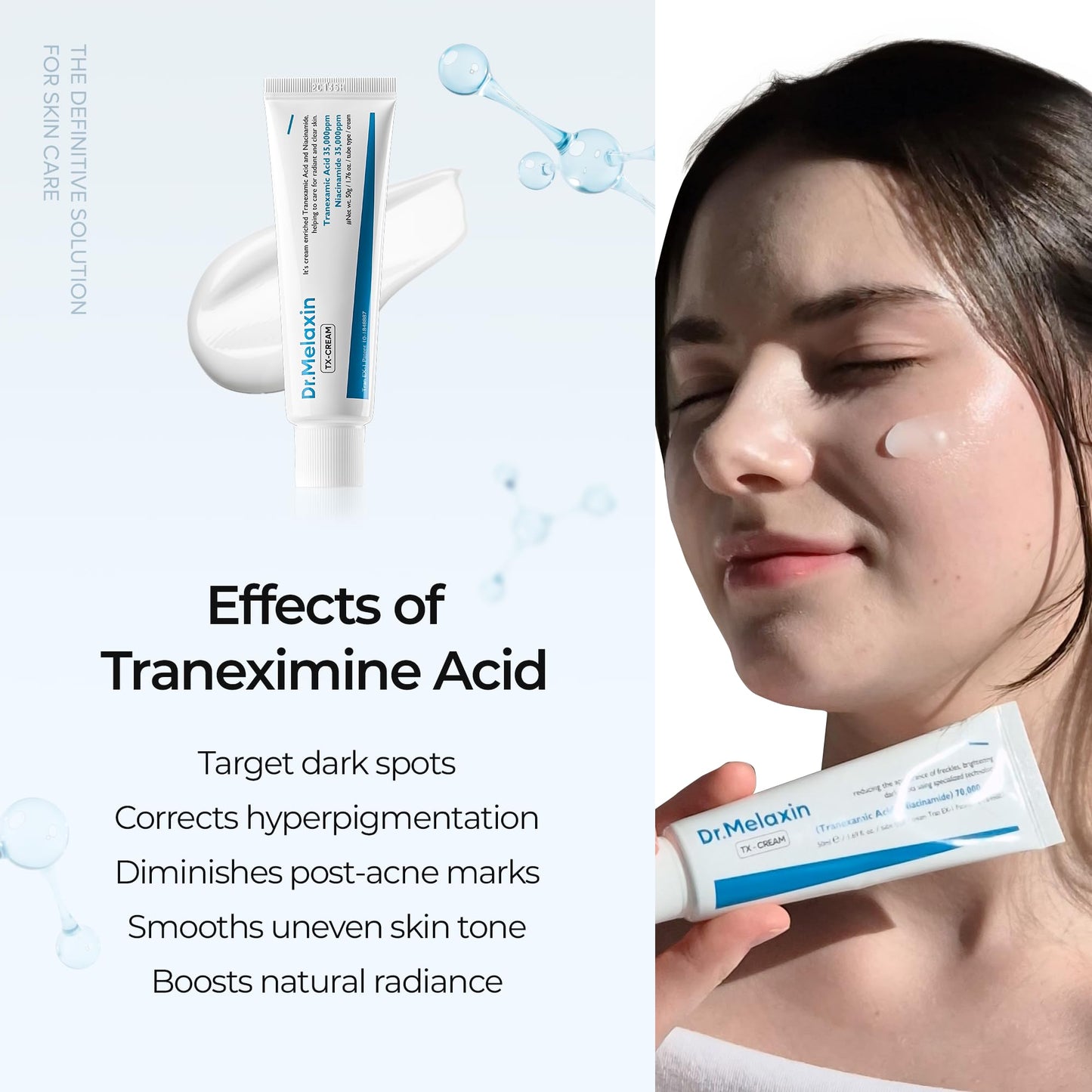 DR.Melaxin TX Tranexamic Acid CREAM | Skin freckle Cream, Blemishes, Anti-pigmetation korean skin care | Korean Cosmetics | 1.7 fl oz (50 ml) Beauty and Personal Care Dr.Melaxin