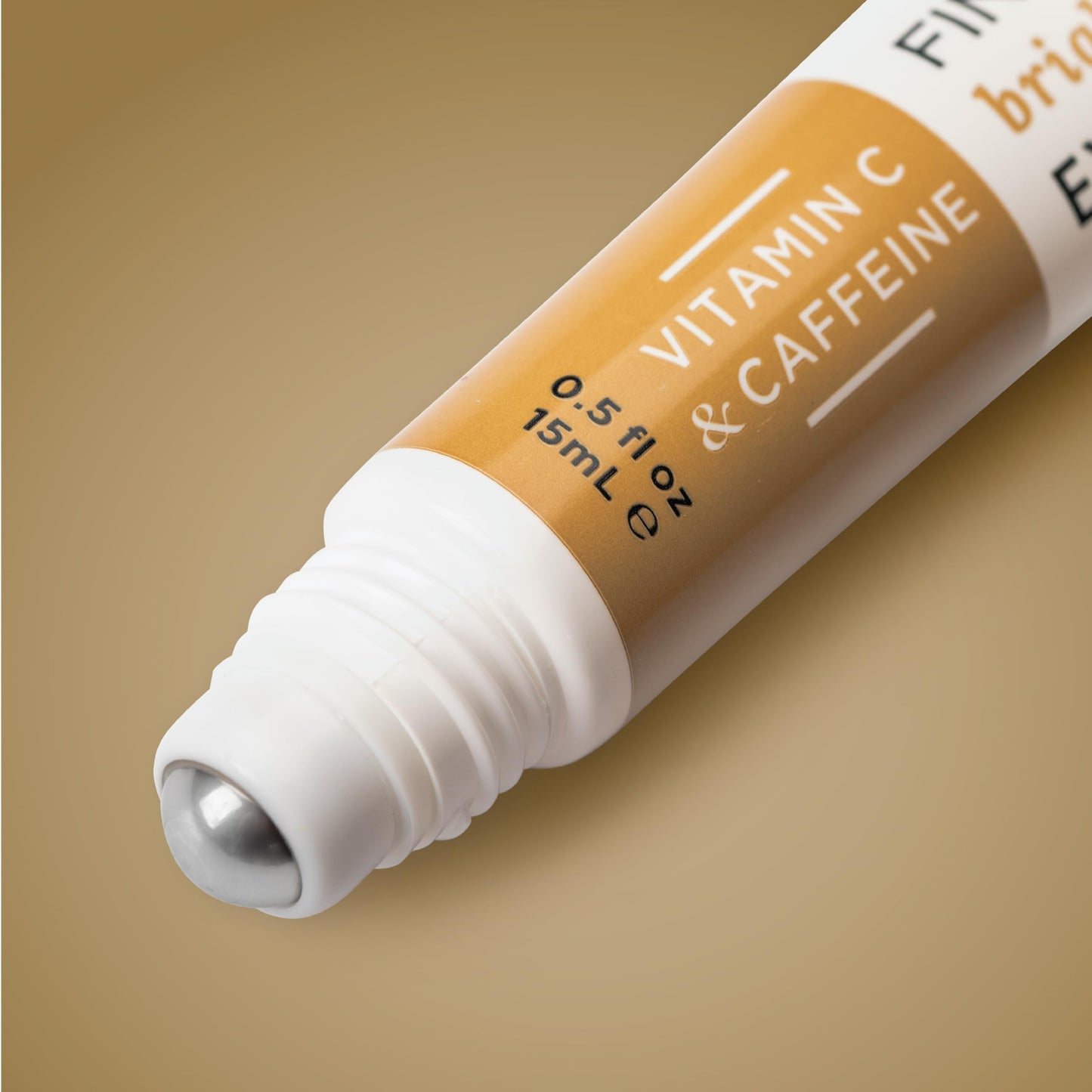 Findley Eye Serum with Vitamin C and Caffeine | Unique Stainless Steel Roller Ball Applicator | Under Eye Treatment for Puffiness & Dark Circles | Beauty & Personal Care Findley