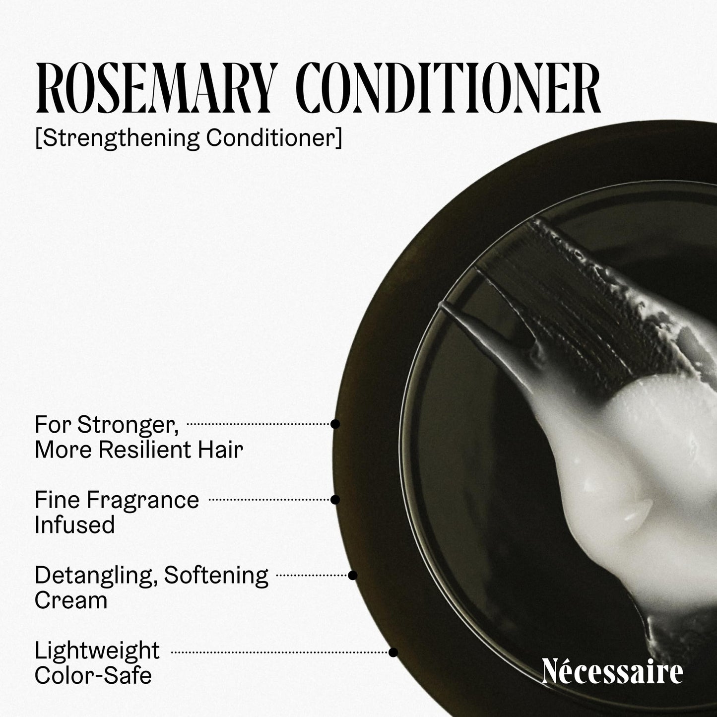 Nécessaire Rosemary Hair Duo | Multi-Protein Strengthening Rosemary Shampoo and Conditioner Set For Thinning Hair. For Women + Men. Free Of Sulfates Beauty & Personal Care Nécessaire