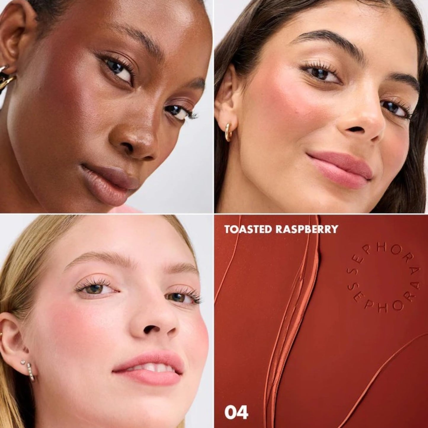 Sephora Collection Multiuse Cream Blush - 04 Toasted Raspberry (3.5 g / 0.12 oz) Beauty & Personal Care SEPHORA