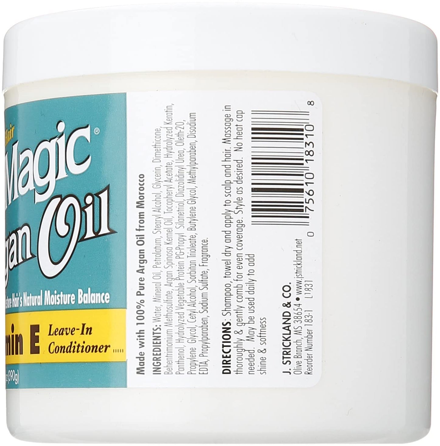 BLUE MAGIC Argan Oil & Vitamin-e Leave-in Conditioner 13.75 Oz, Blue (BLMARG) Beauty & Personal Care Blue Magic