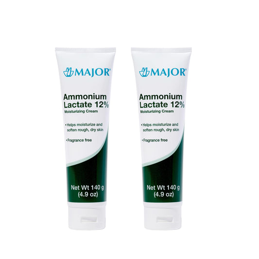 Major Ammonium Lactate 12% Moisturizing Cream - Lactic Acid Cream - Helps Hydrate, Soften, and Exfoliate Rough, Dry Skin - Fragrance-Free - 4.9 Oz. (2 Beauty & Personal Care MAJOR