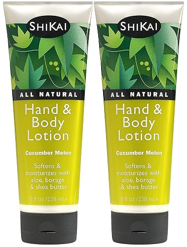 ShiKai - Cucumber Melon Hand & Body Lotion, Plant-Based, Perfect for Daily Use, Rich in Botanicals, Softens & Hydrates Skin, Mildly Formulated Beauty & Personal Care ShiKai
