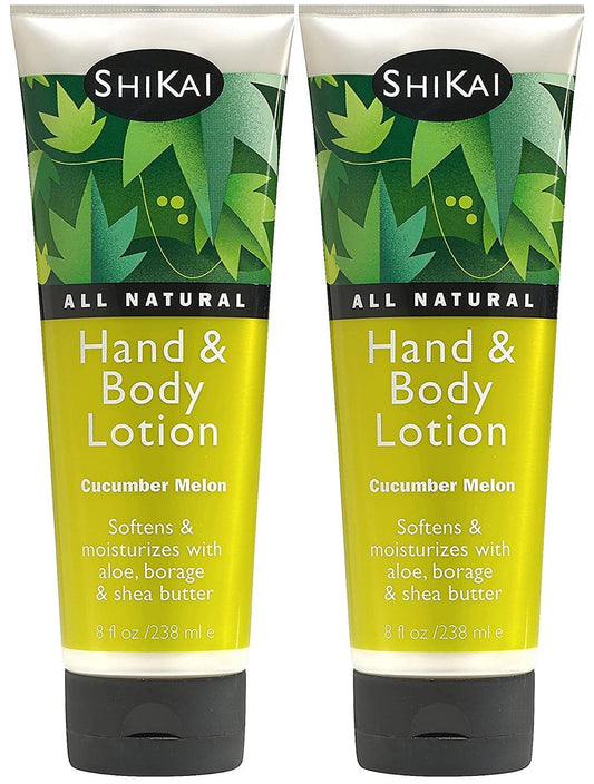 ShiKai - Cucumber Melon Hand & Body Lotion, Plant-Based, Perfect for Daily Use, Rich in Botanicals, Softens & Hydrates Skin, Mildly Formulated Beauty & Personal Care ShiKai