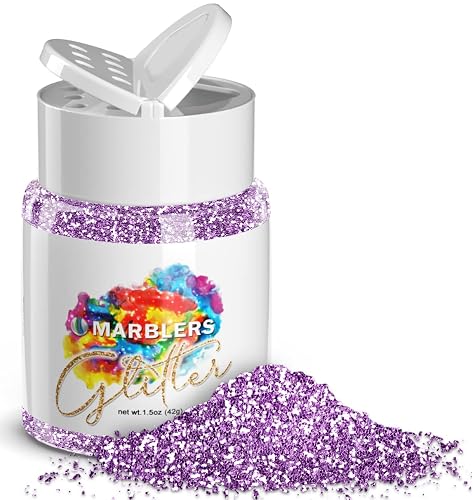 MARBLERS Twinkle Glitter [Light Purple] 1.5oz (42g) | Fine | Non-Toxic, Vegan, Cruelty-Free | Face, Body, Eyeshadow, Hair, Festival, Party Makeup | Beauty & Personal Care MARBLERS