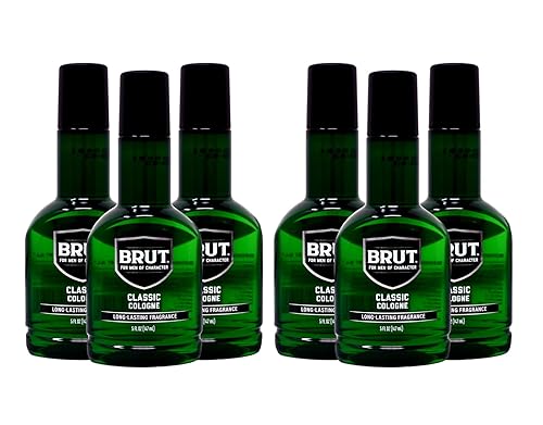 Brut Classic Scent Cologne 5 Ounce (145ml) (6 Pack) Beauty & Personal Care Brut
