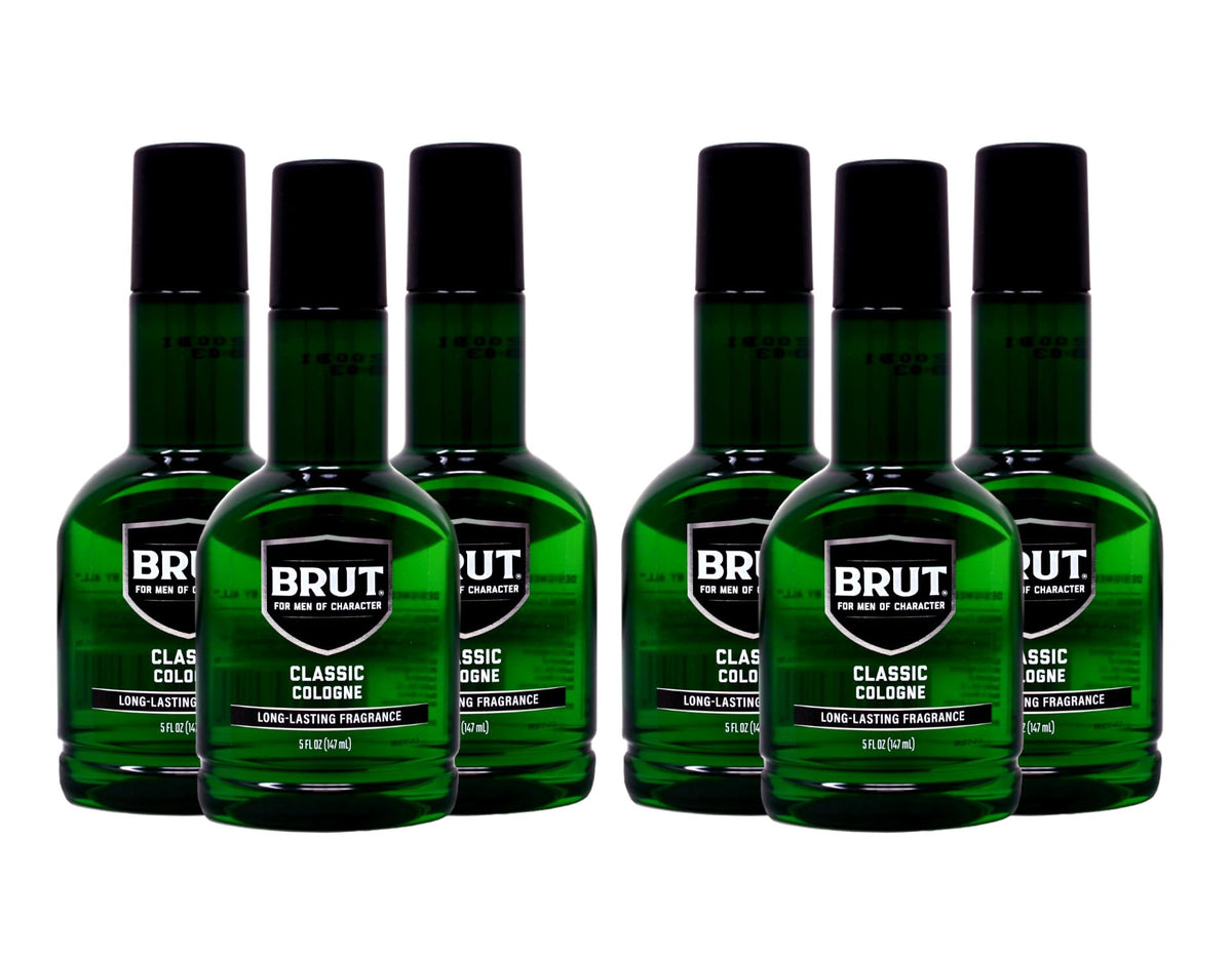 Brut Classic Scent Cologne 5 Ounce (145ml) (6 Pack) Beauty & Personal Care Brut