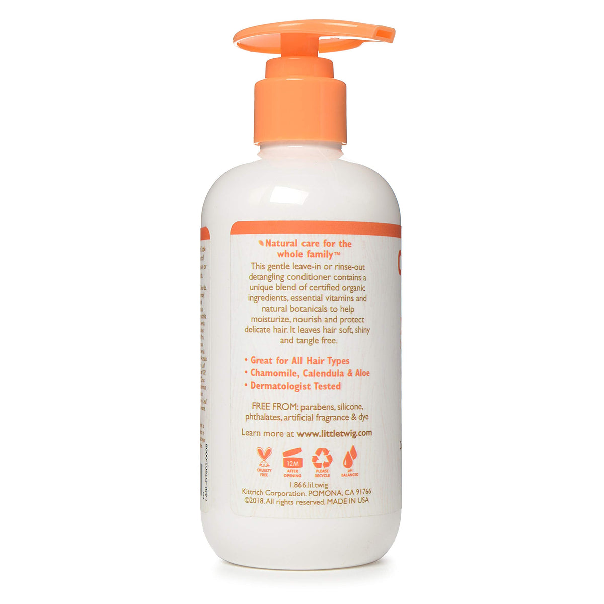 Little Twig Conditioner, Natural Plant Derived Formula, Tangerine, 8.5 fl oz. Beauty & Personal Care Little Twig