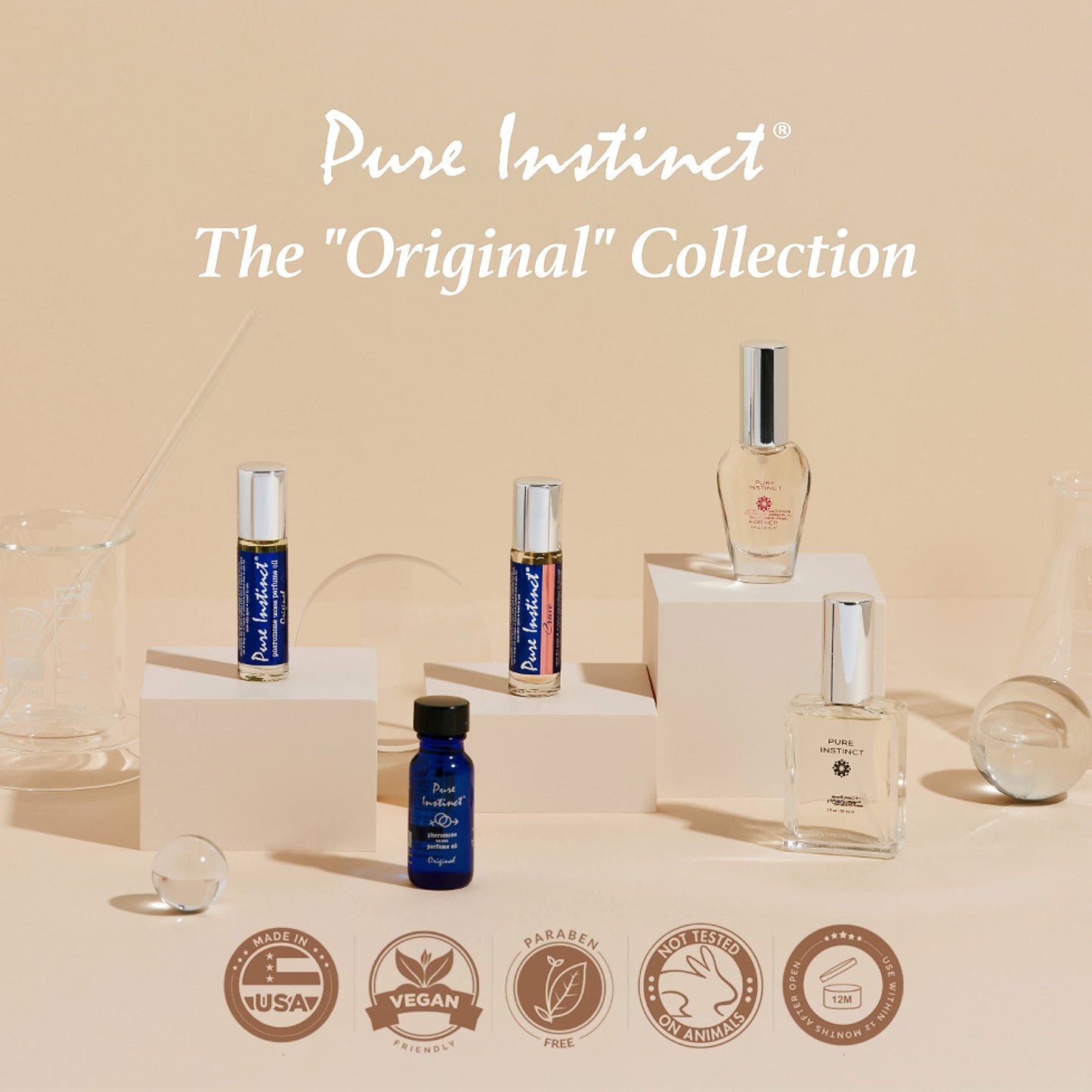 Pure Instinct Roll-On - The Original Pheromone Infused Essential Oil Perfume Cologne - TSA Ready (The Original - Unisex) Beauty & Personal Care Pure Instinct