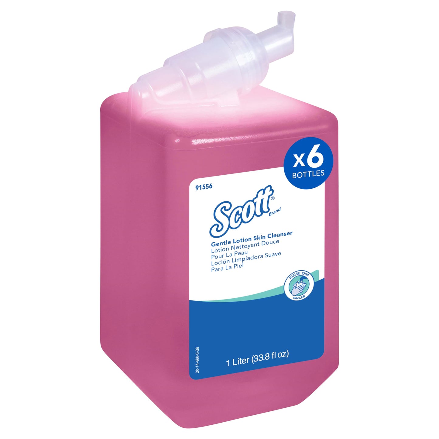 Scott® Gentle Lotion Skin Cleanser (91556), Floral, Pink, 1.0 L Bottles, 1 Bottle Beauty & Personal Care Scott Professional