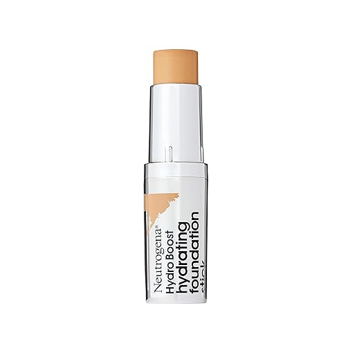 Neutrogena Hydro Boost Hydrating Foundation Stick with Hyaluronic Acid, Oil-Free & Non-Comedogenic Moisturizing Makeup for Smooth Coverage Beauty & Personal Care Neutrogena