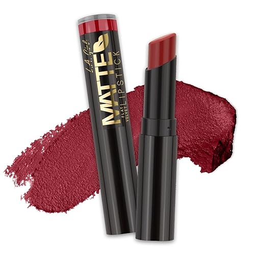 L.A. Girl Matte Flat Velvet Lipstick, Bite Me GLC810 Beauty & Personal Care L.A. Girl