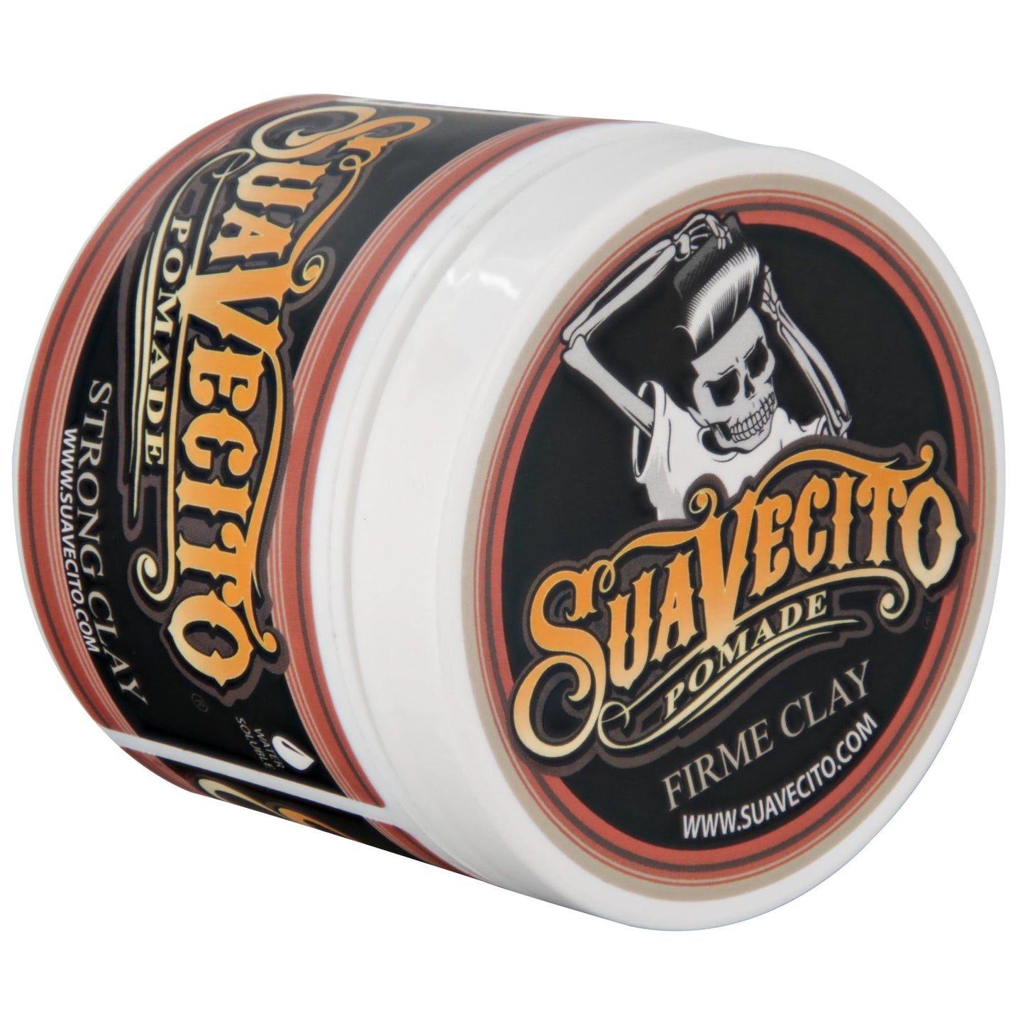 Suavecito Pomade Firme Clay 5 oz, 1 Pack - Strong Hold - Low Shine Matte Clay Pomade For Natural Texture Hairstyles For Men Beauty & Personal Care Suavecito