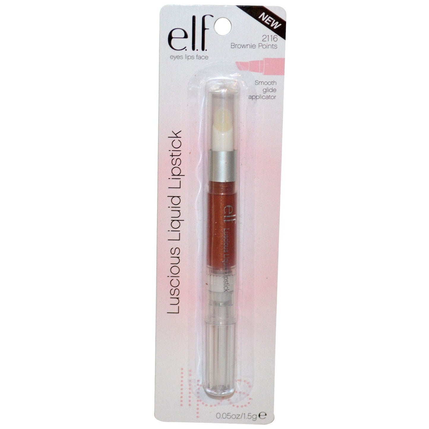 e.l.f. Cosmetics Luscious Liquid Lipstick - Brownie Points Beauty & Personal Care e.l.f. cosmetics