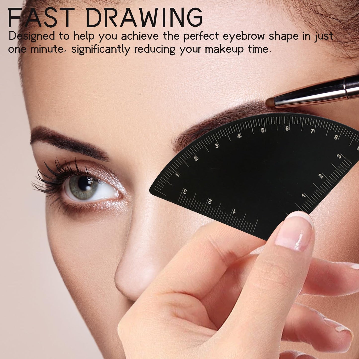 3 Pieces Eyebrow Ruler and Microblading Mapping Kit for Fast Eyebrow Design - Reusable Drawing Guide for Women and Men Beauty & Personal Care sacxi