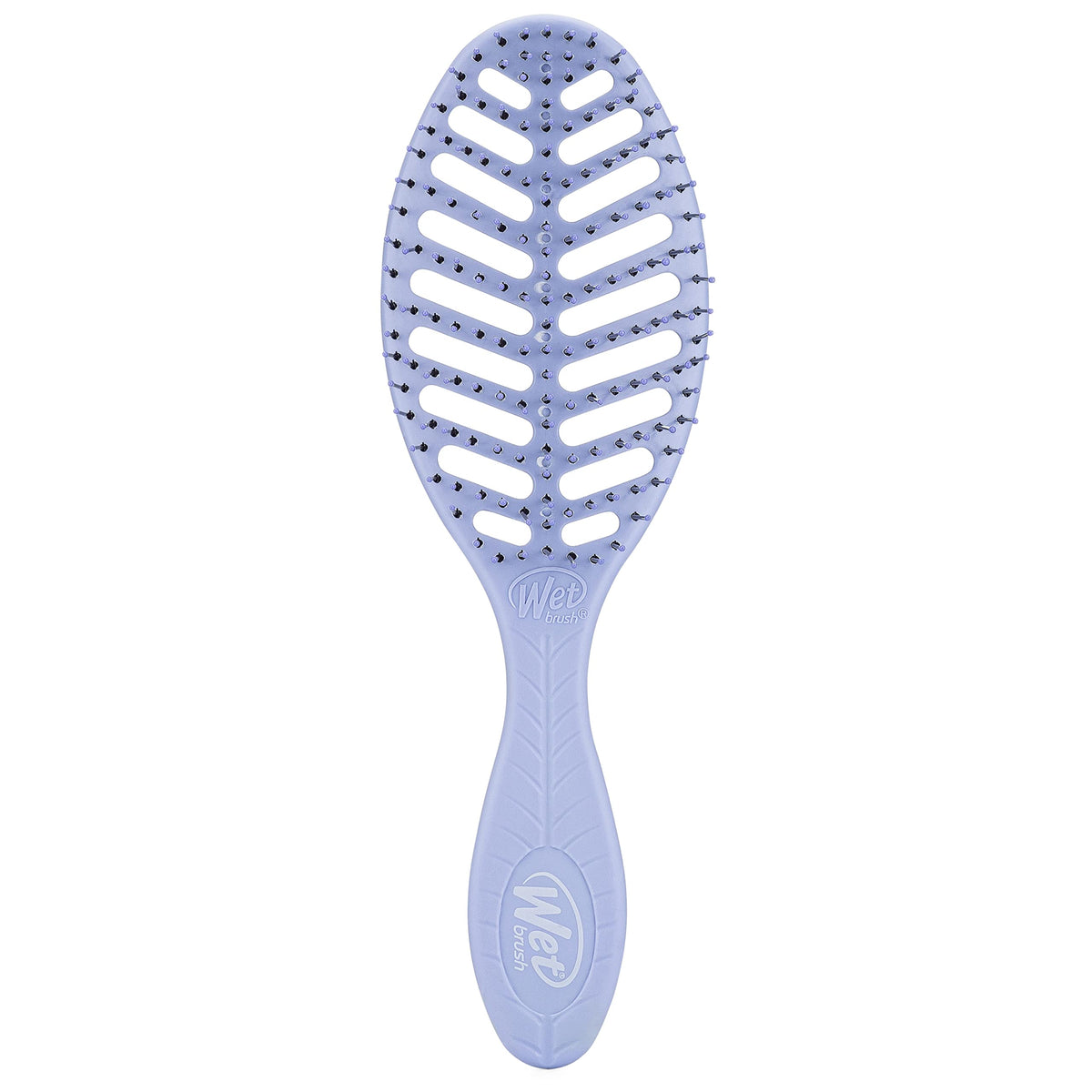 Wet Brush Go Green Speed Dry Hair Brush, Purple - Vented Design & Ultra Soft HeatFlex Bristles - Ergonomic Handle Manages Tangle & Uncontrollable Hair
