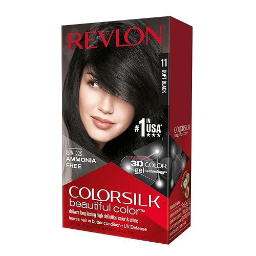 Revlon ColorSilk Beautiful Color, Soft Black [11] 1 ea (Pack of 5) Beauty & Personal Care REVLON