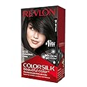 Revlon ColorSilk Beautiful Color, Soft Black [11] 1 ea (Pack of 5) Beauty & Personal Care REVLON
